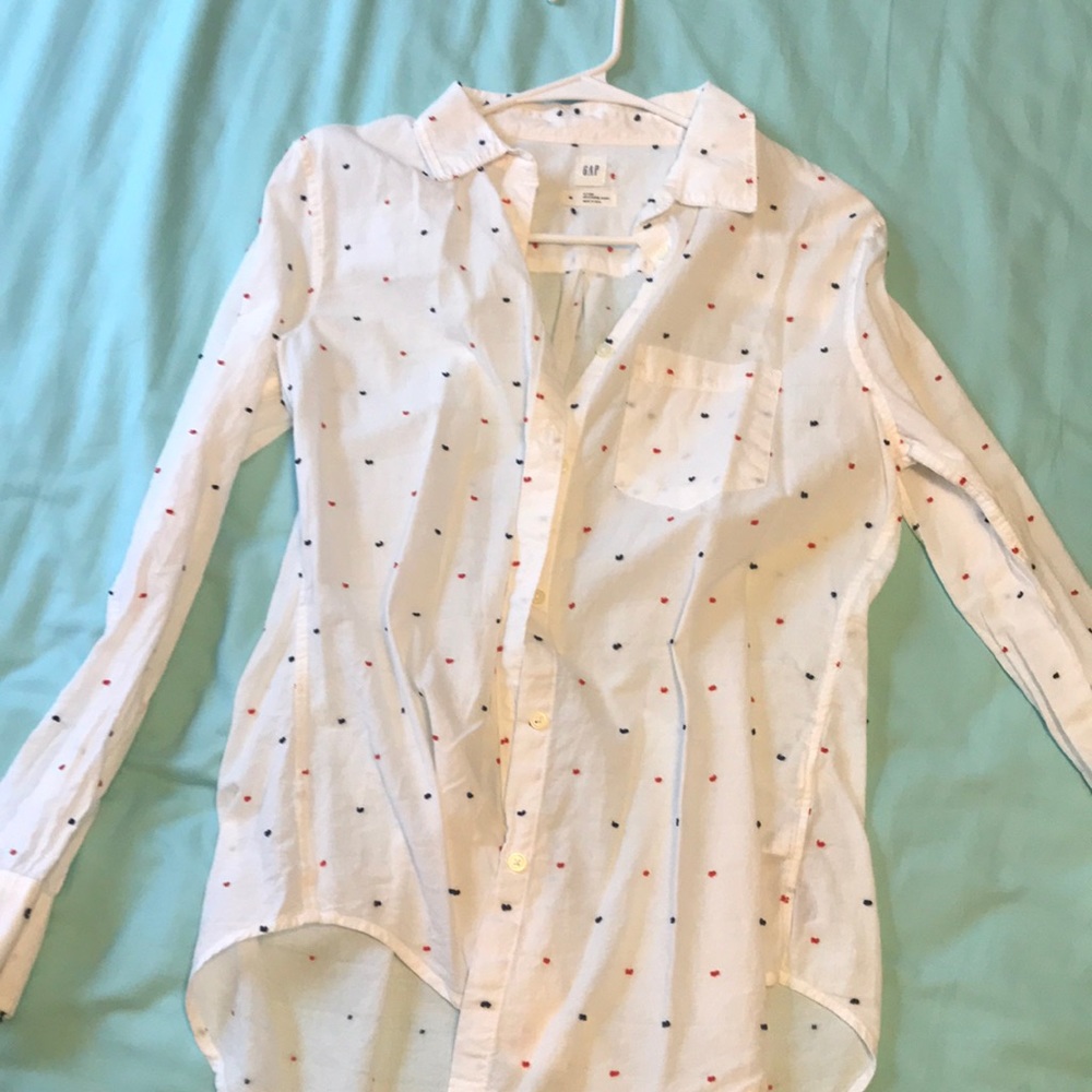 Polka dot blouse